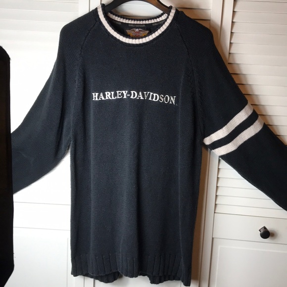 vintage harley davidson knit sweater